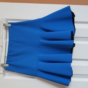 Robert Rodriguez neoprene flared skirt